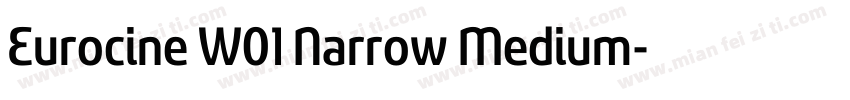 Eurocine W01 Narrow Medium字体转换